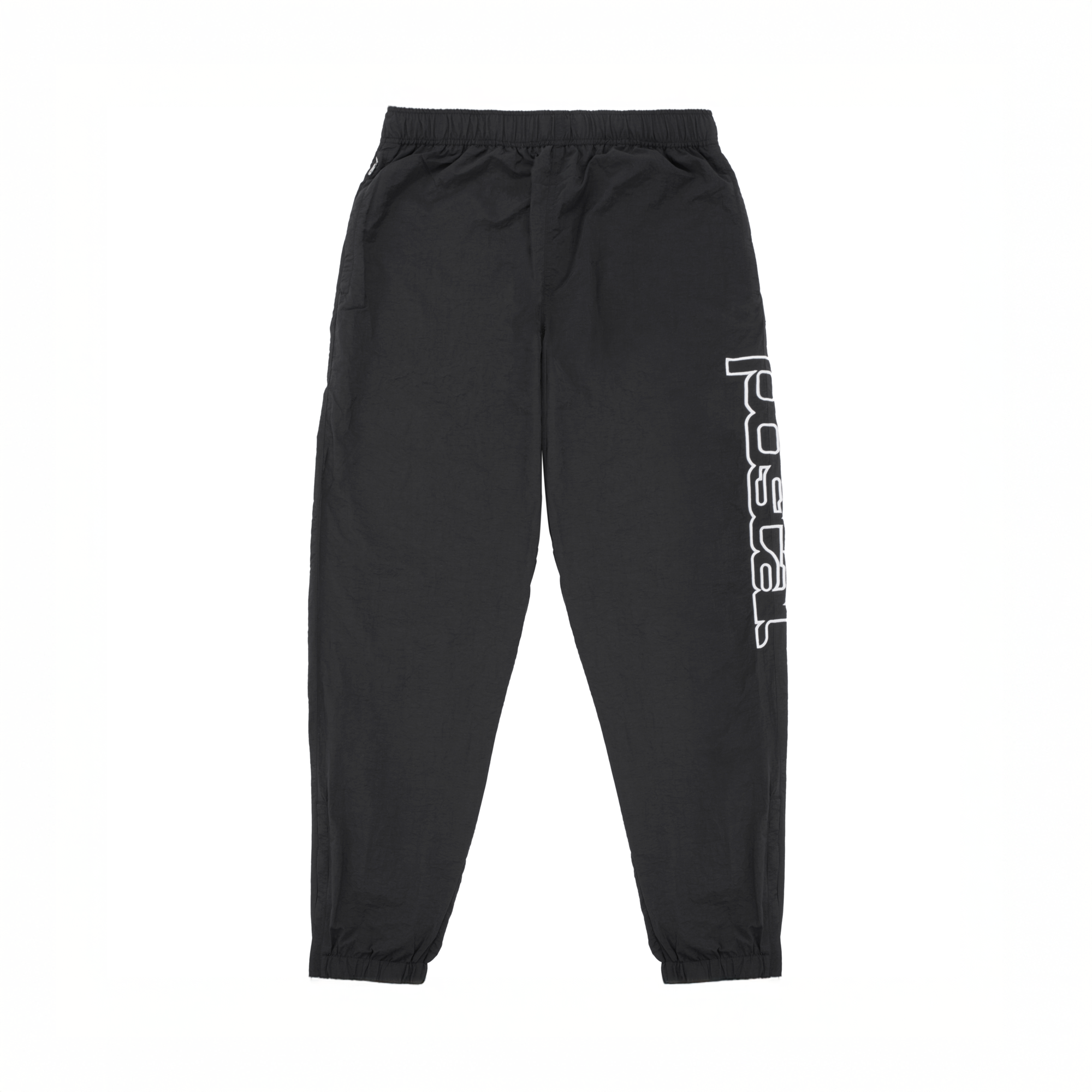 Leg Logo Track Pant - Black