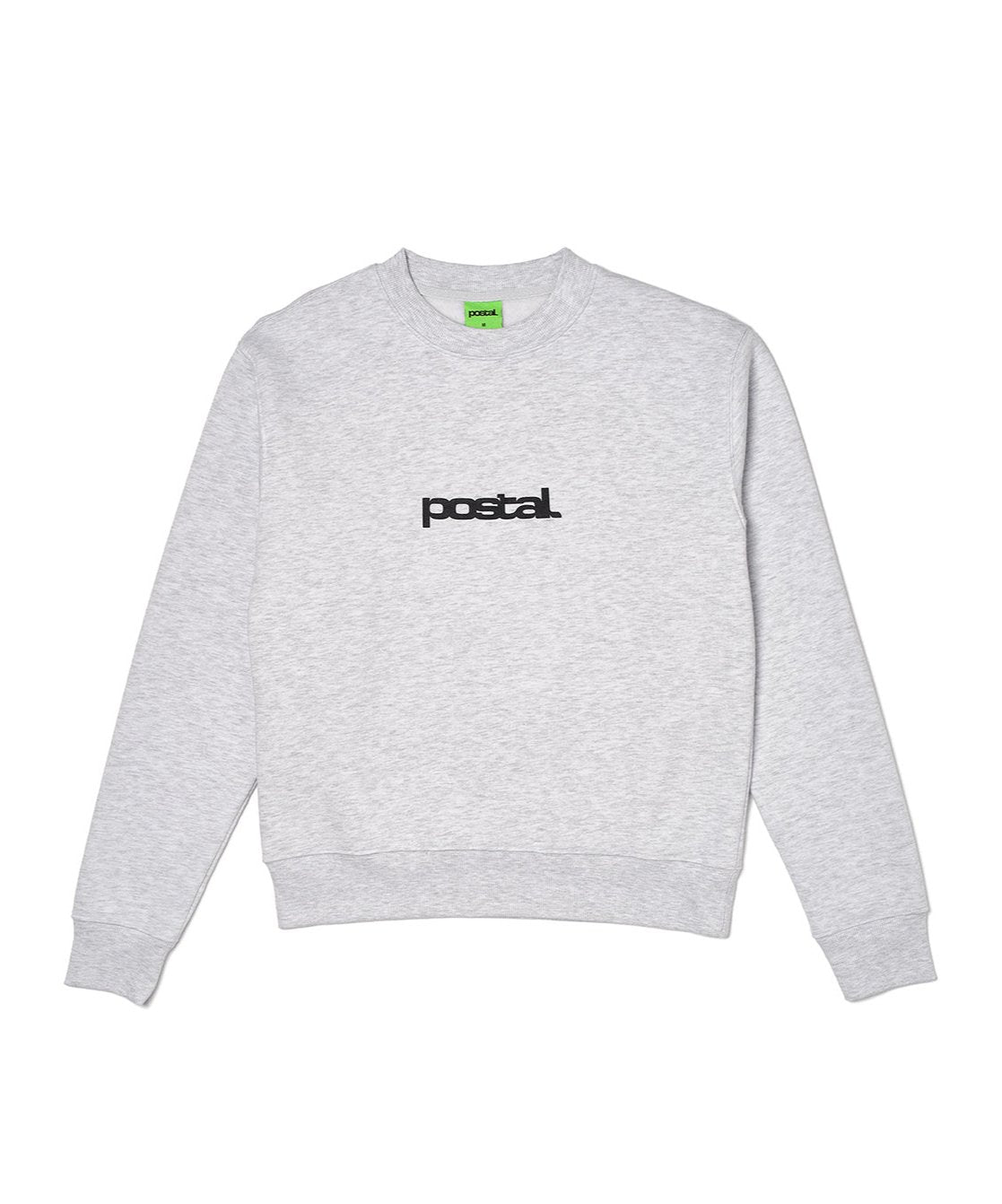 College Crew Neck Sweat - Marl Grey