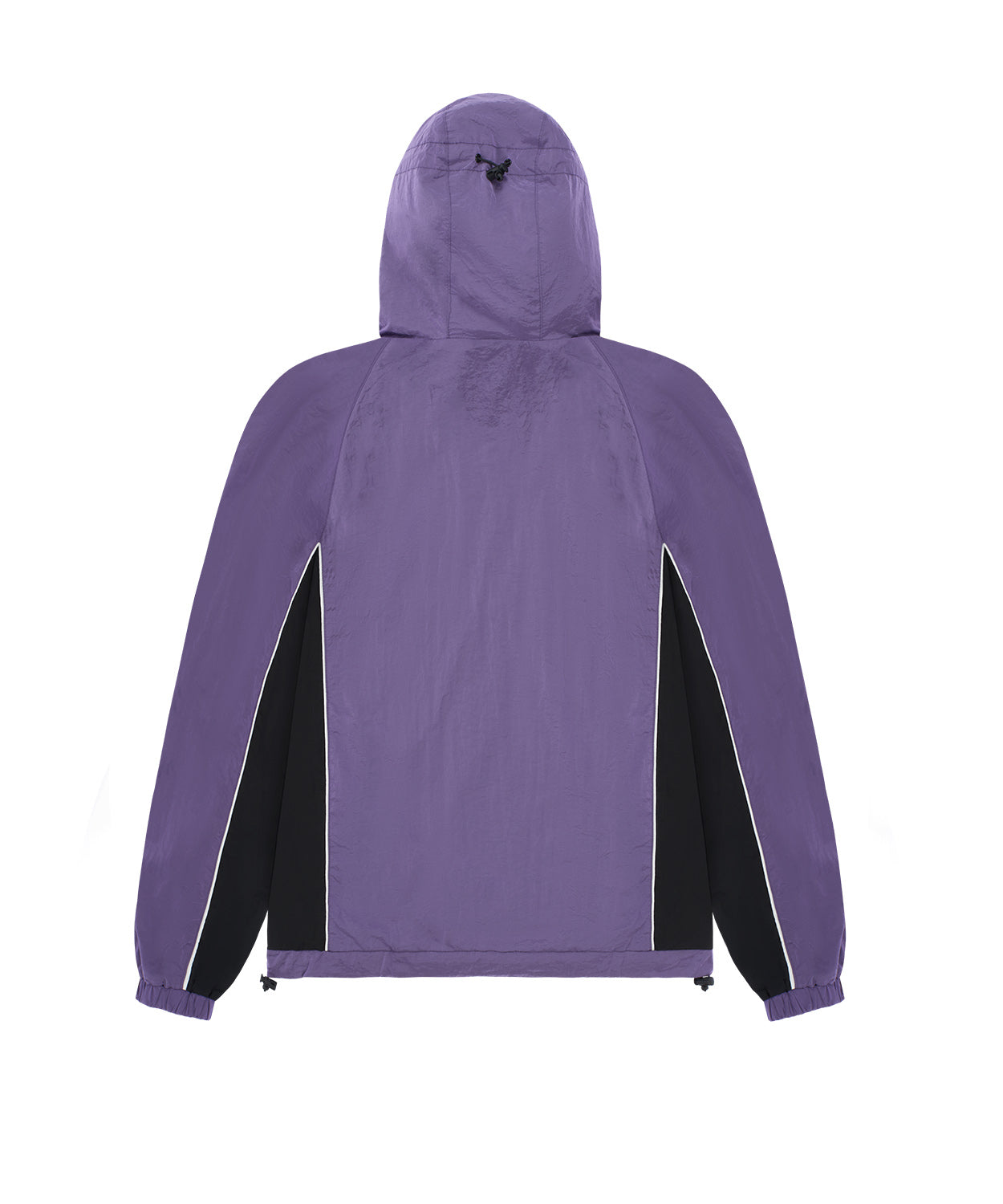 Nylon Metal Hooded Jacket - Purple