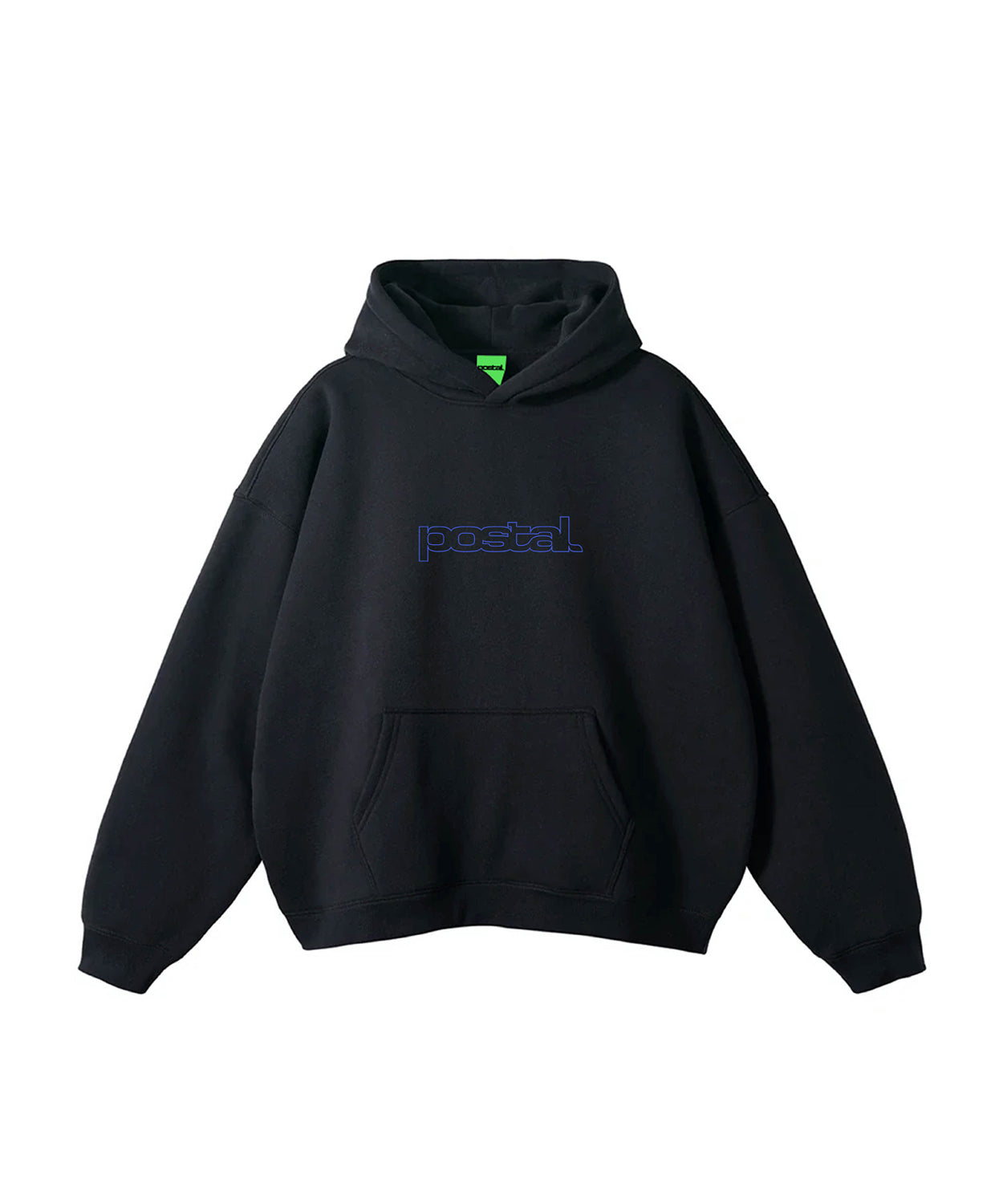 Outline Logo Hood - Black