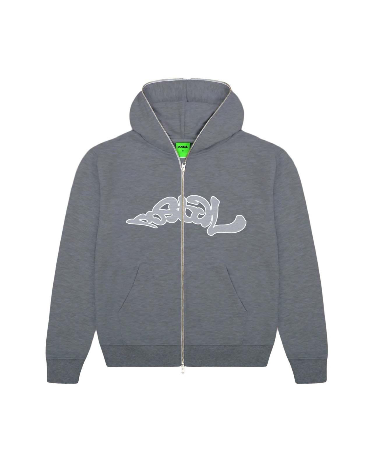 Trip Applique Zip Through Hood
