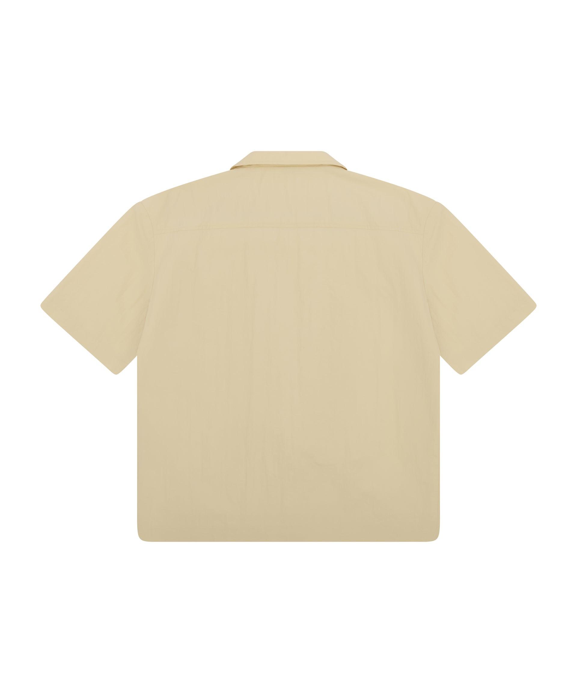 Nylon Zip Shirt - Cream