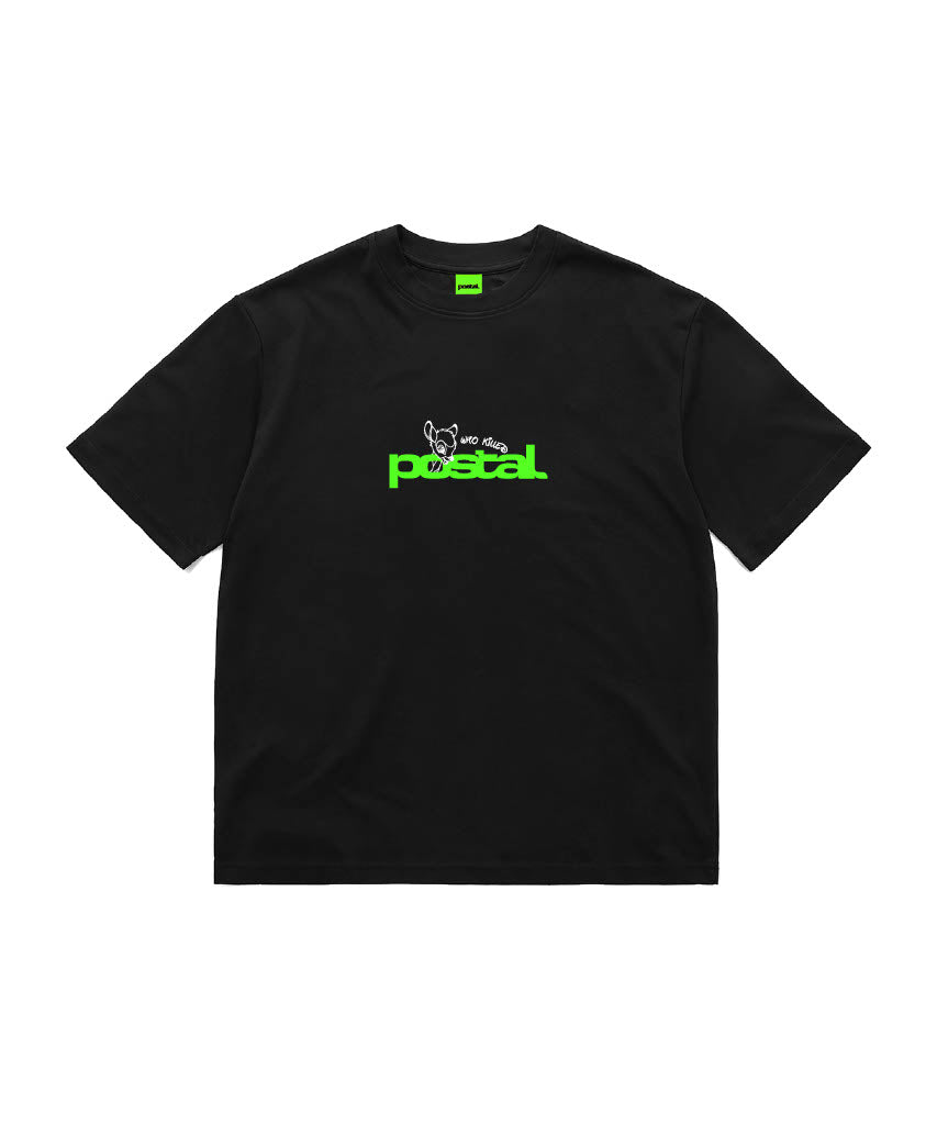 Who Killed Postal Tee - Black